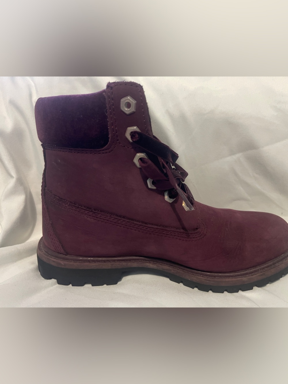 Timberland Deep Burgundy Nubuck Hiking Boot - Picture 9 of 10